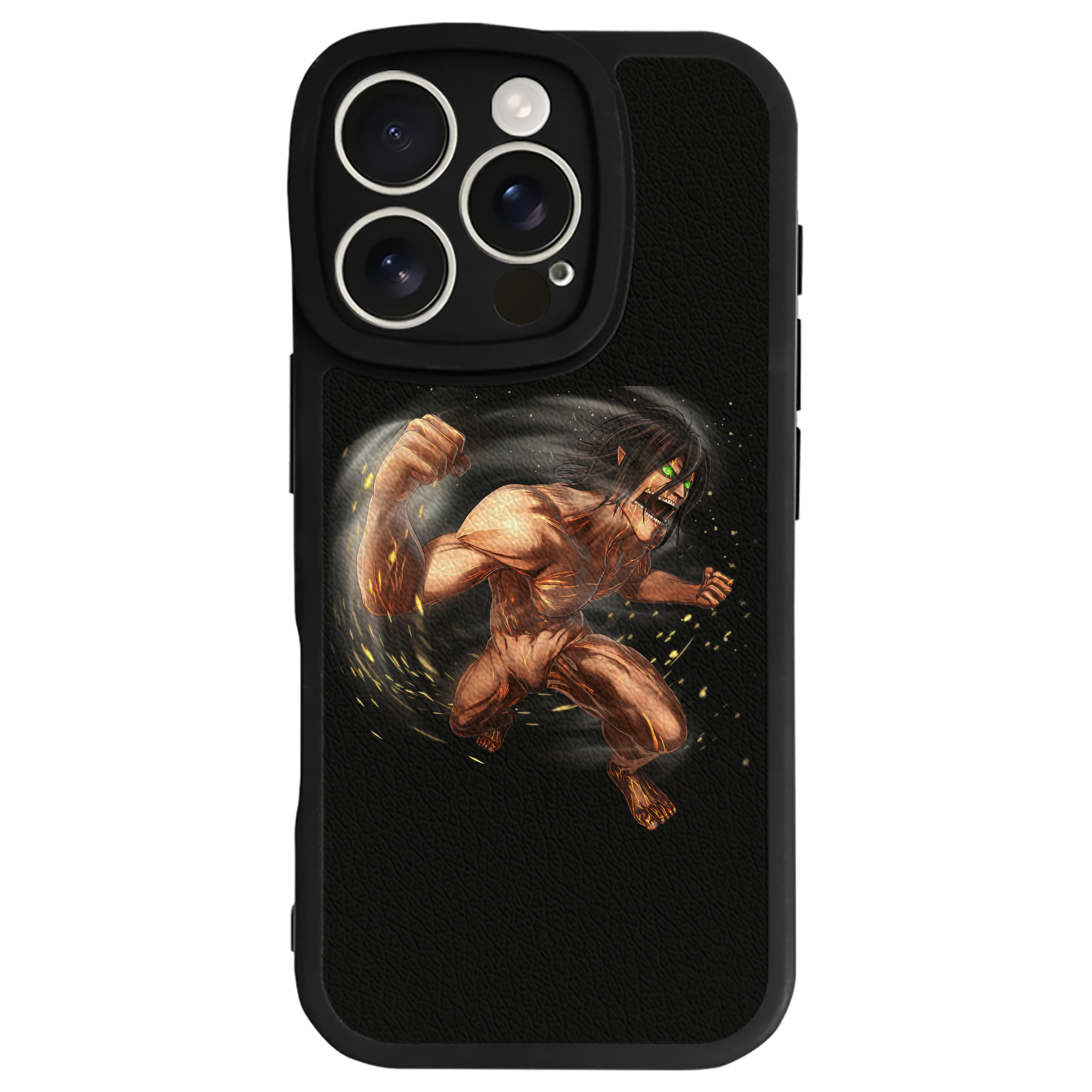 （画像用） 進撃の巨人 Attack on Titan 【iPhone 16シリーズ対応】シリコンスマホケース（レザー調） 材質：シリコン